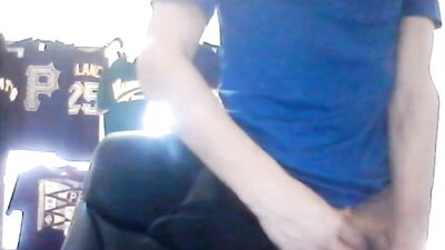 Smooth american football fan on cam