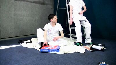 Break Time with Brian555 & Aaron - Gay Porn Video