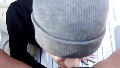 Double Stuffed Amateur Cum Slut - Working for that Load!