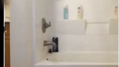 Fucked Himself In The Bathroom - Hardcore Amateur Action