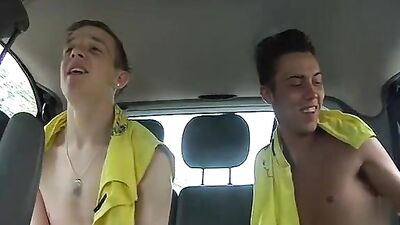 Gay Car Ride Passion - In The Car