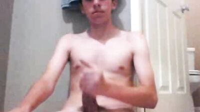 Gay Room Twink: Cum Shots and Handjobs for One Mans Pleasure