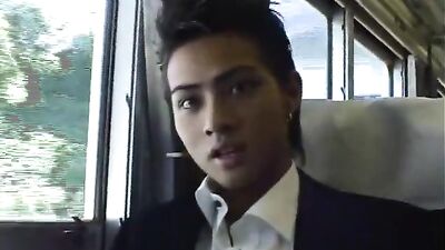 Asian Naoki Japan So Handsome Masturbates in the City