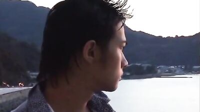Asian Naoki Japan So Handsome Masturbates in the City
