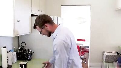 GayPornDaddyTeachMeHowToFuckActionBarebackFatherAndStepSon