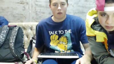 Two Wanking Friends Web-Cam Handjob Action Reunion