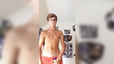 The Nerdy Boys Secret Cam Sessions - Cum Shots Handjob Solo!