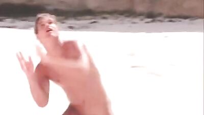 Boys Naked Paradise Adventure: Blond Muscle Boys Enjoy Public Outdoor Fun!