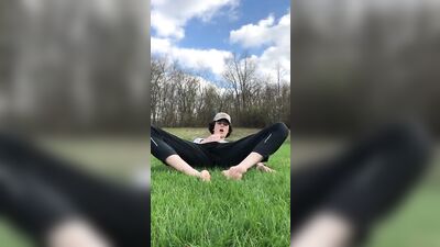 Public Outing - Cum with Cute Boy in the Open Air!