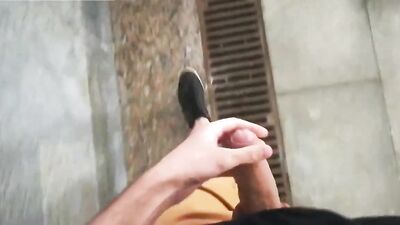 Extreme Masturbation in Zaryadye: Unleashed Desires