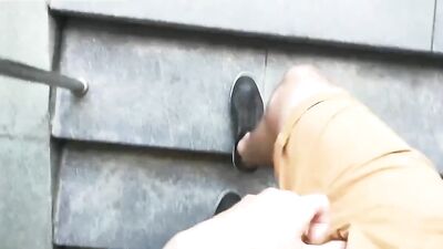 Extreme Masturbation in Zaryadye: Unleashed Desires