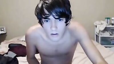 Costumed Cock Sucker - A hot solo wanker video with cumshots and handjobs
