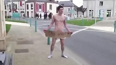 Outdoor Boy Fun: Blond Boys in Public Nudity!