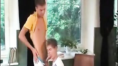 Gay Porn Twinks BB in Classroom - Ass Play & Bareback Fun!