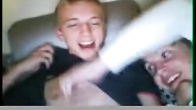 Blond Boys Exposed: Double Handjobs and Cumshots!