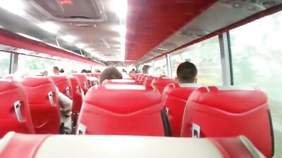 Jerking on Public Bus: A Gay Porn Experience