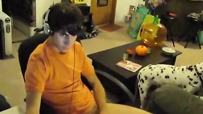 Orange Cum Shots: Web-Cam Solo Horniness Unleashed!