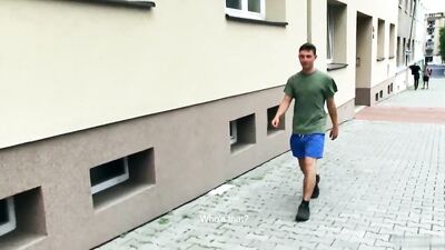 Lovely New Boy: Public Bareback Outside Adventure!