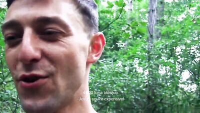 Lovely New Boy: Public Bareback Outside Adventure!