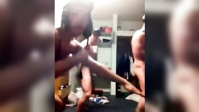 Gang Bang Fun with Amateur Frat Boys!