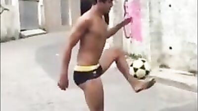 The Brazilian Soccer Player: Straight Men Get Hands-On with Latin Muscle Boys!