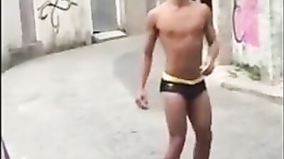 The Brazilian Soccer Player: Straight Men Get Hands-On with Latin Muscle Boys!