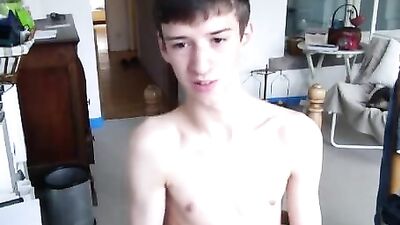 Cock Measure & Masturbate! Web-Cam Cumshots