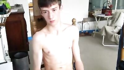 Cock Measure & Masturbate! Web-Cam Cumshots