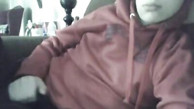 Stroke Sweat Boy! Solo Handjob Cumshots in the Living Room