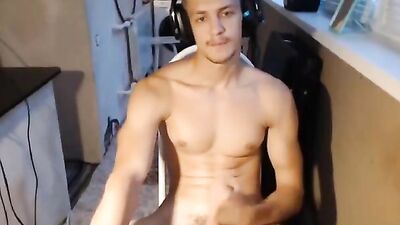Gay Porn Hottie Amateur Solo Cam Masturbation!