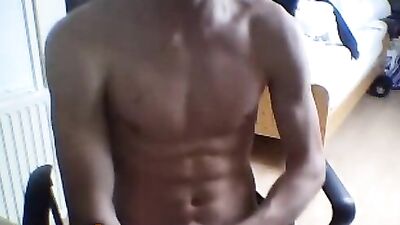 Gay Porn Swimmers Body Web-Cam Solo - A titillating webcam wank session with a hot swimmer
