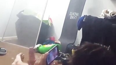 Jerking Off with Roomie - Cum Shots Web-Cam!