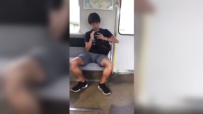 Asian Public Boner Caught: Back Outside for More Web-Cam Action!