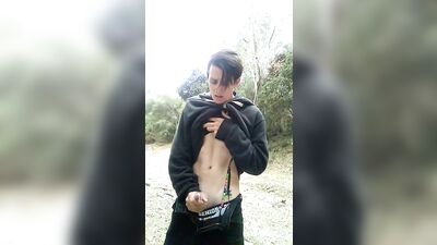 Outdoor Cum (Gay Porn Video) - Step up your outdoor game with hot cum action!