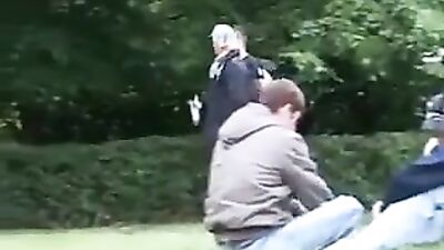 Outdoor German Hunks in Action!