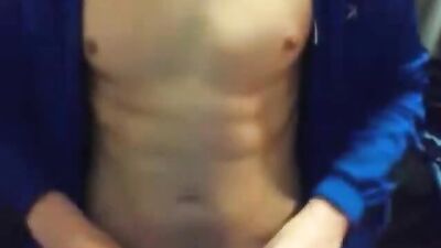 Cock in a Condom - Web-Cam Solo Gay Porn Video!