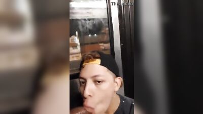 Gay Porn Trains Sucking: Amateur Outdoor Public Adventure