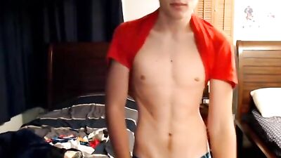 Blonde Twink Undies Showdown: Amateur Web-Cam Adventure