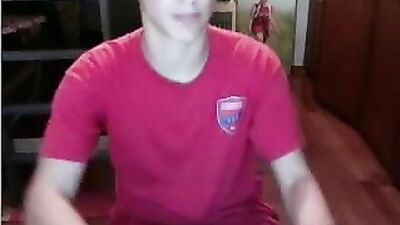 Pretty in Pink: Gay Solo Web-Cam Action