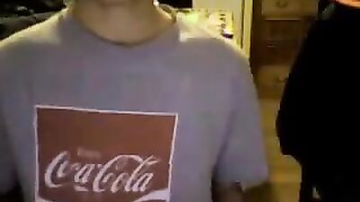 Teen Cum Shot Web-Cam Reunion: Gay Porn Whacks it Together!