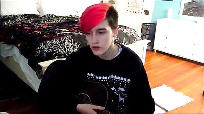 Gay Porn Star Sings Troye Sivan Cover on Webcam!