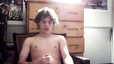 Curly Hair Blond Boys Porn: Here it Cums Again!