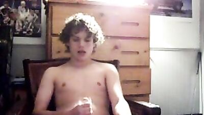 Curly Hair Blond Boys Porn: Here it Cums Again!