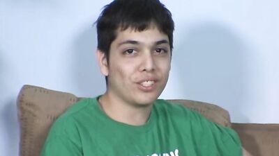 Hard Fucking with Cute Boy: Black Bareback Action!