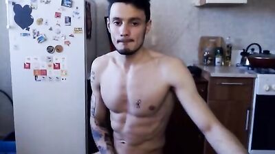 Gay Cam Solo Masturbation - Naked Hottie Amateur Web-Cam!