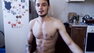 Gay Cam Solo Masturbation - Naked Hottie Amateur Web-Cam!