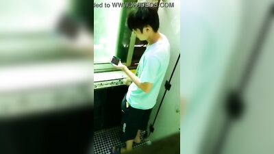 Busted in the Bathroom: Solo Web-Cam Cum Shots Revamped!