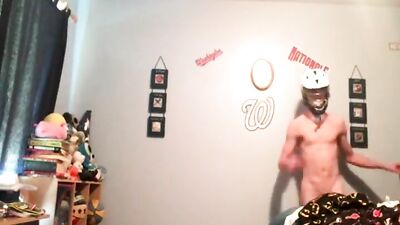 Gay Porn In My Lacrosse Helmet: Boys Fetish Solo Web-Cam!