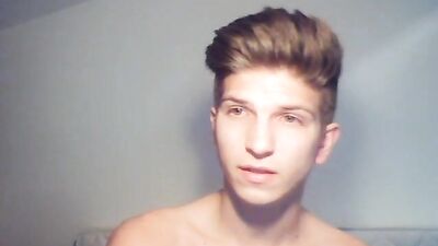 German Boy Julius Cums Hard Again! - Blond Boys Solo Straight Boys