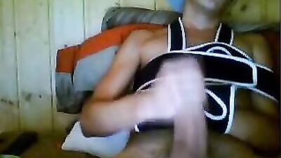 One-Armed Web Cam Solo - The Ultimate Gay Porn Experience!